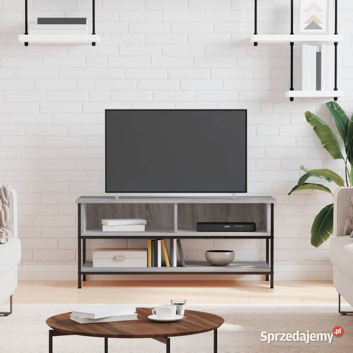 Szafka pod TV szary dąb sonoma 100x35x45 Warszawa sprzedam