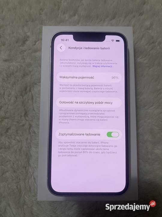 IPhone 13 Mini 128 GB Kondycja 96 Rossoszyca sprzedam