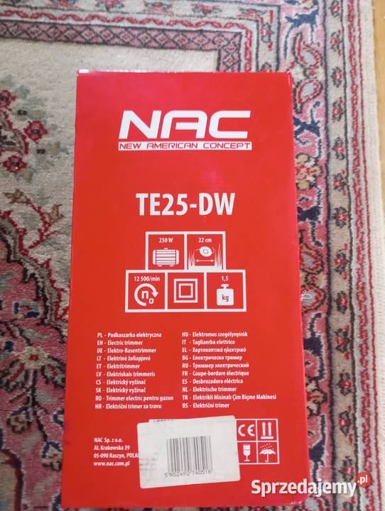 Nowa podkaszarka Nac 250 W Gdańsk