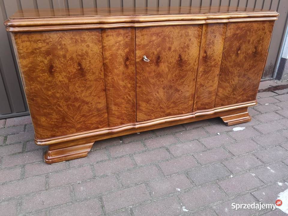 Komoda ARTDECO OrzechCzeczot Niska Stara Antyk Swarzędz