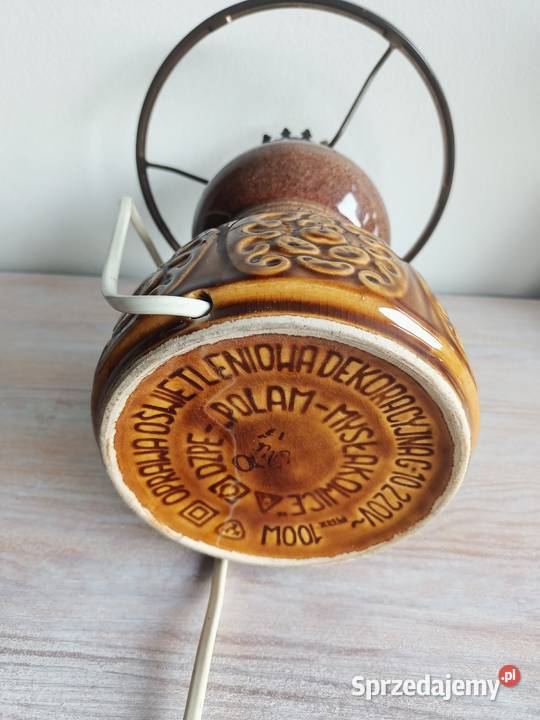 Stylowa lampa ceramiczna Lampy stołowe i nocne łódzkie Bełchatów
