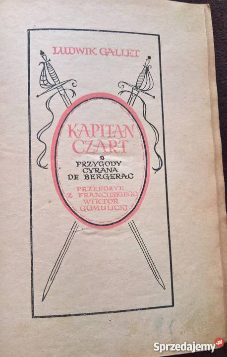 Kapitan Czart Ludwik Gallet Wrocław sprzedam
