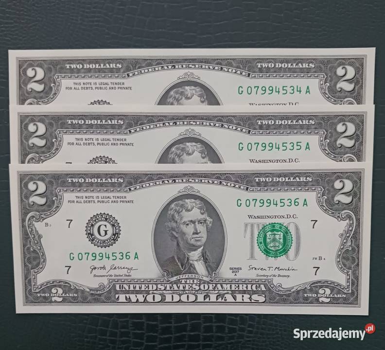 3x2 dolary USA TJefferson menG Chicago Illinois Konin