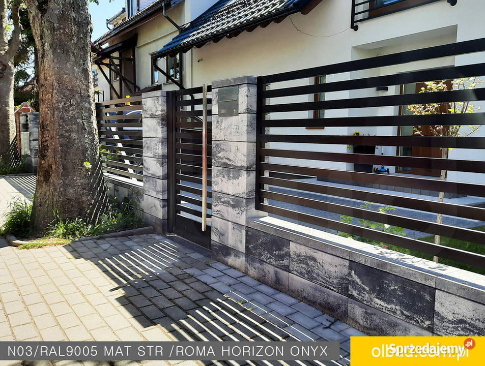 Ogrodzenie poziome nowoczesne ALFEN N03 Straszyn