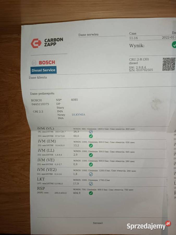 Wtryskiwacze master 3 silnik 23dci bosch Układ paliwowy podlaskie Białystok