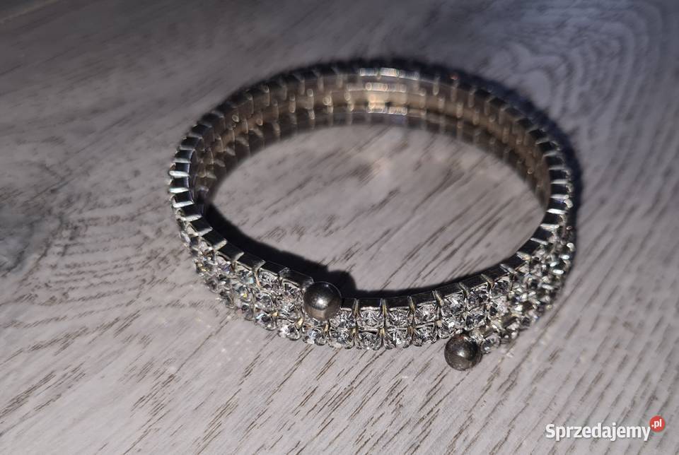 Bransoletka damska regulowana cyrkonie Łódź