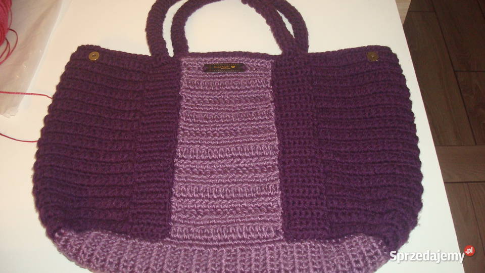 Duża torebka rękodzieło handmade 7 Osięciny