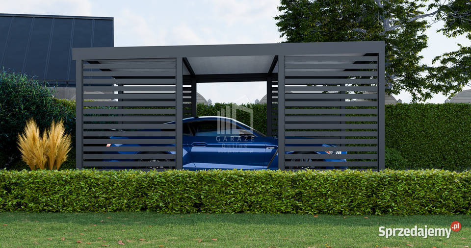 CarPort PREMIUM Wiata samochodowa 4x5 Antracyt mazowieckie Radom