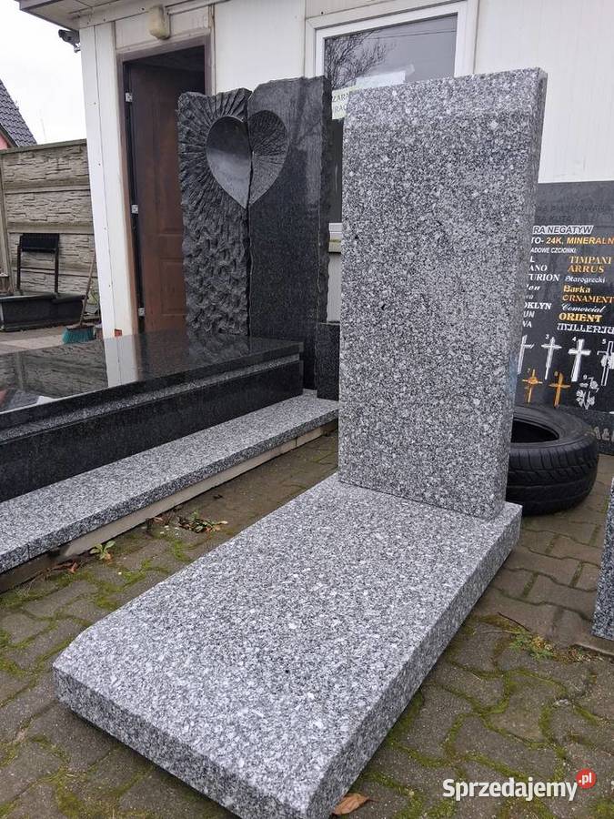 Nagrobek urnowy 120 x 60 granit strzegomski 12 Pozostałe Strzegom