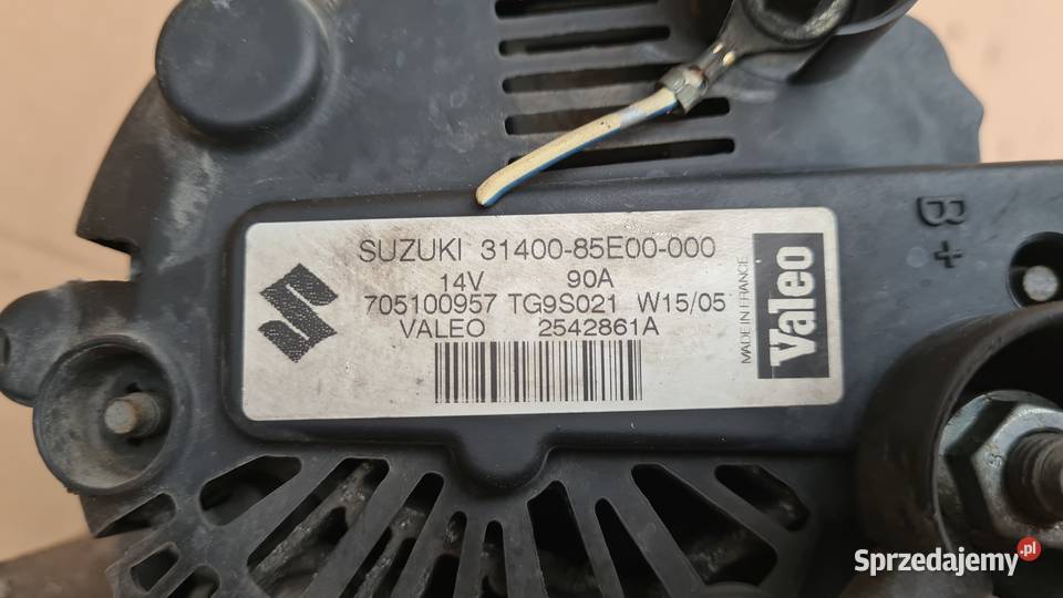Suzuki Ignis MH 0307 ALTERNATOR valeo silnika 13 Układ elektryczny silnika Legnica
