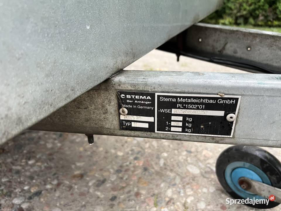 Przyczepka samochodowa Stema