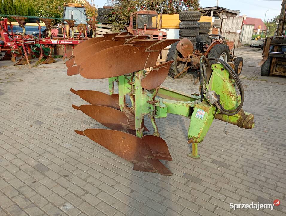 Pług 4skibowy overum zagonowy duże odkładnie Sośno