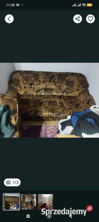 Kanapa i dwa fotele mazowieckie Warszawa