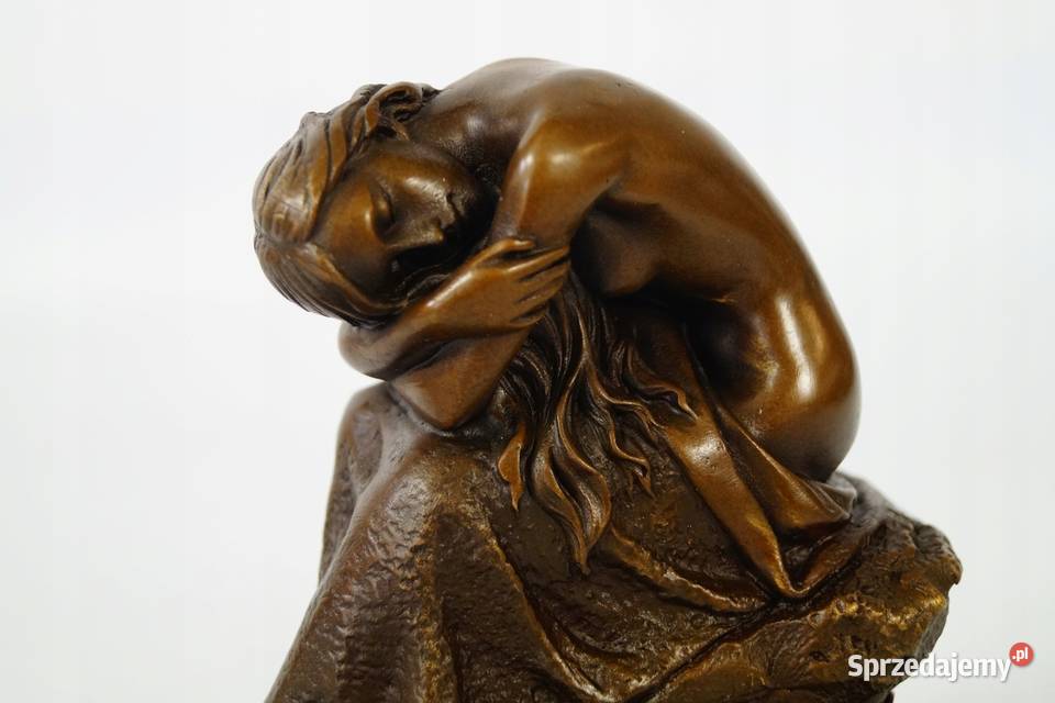 Figura z brązu rzeźba Kobieta AKT SECESJA piękna Gizałki sprzedam