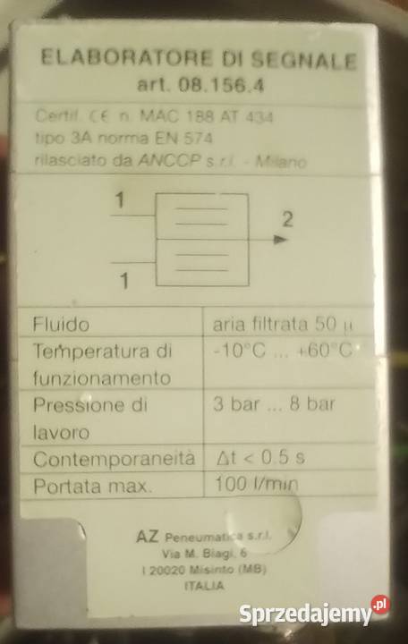 Rozdzielnia pneumatyczna zawory Ustrzyki Dolne