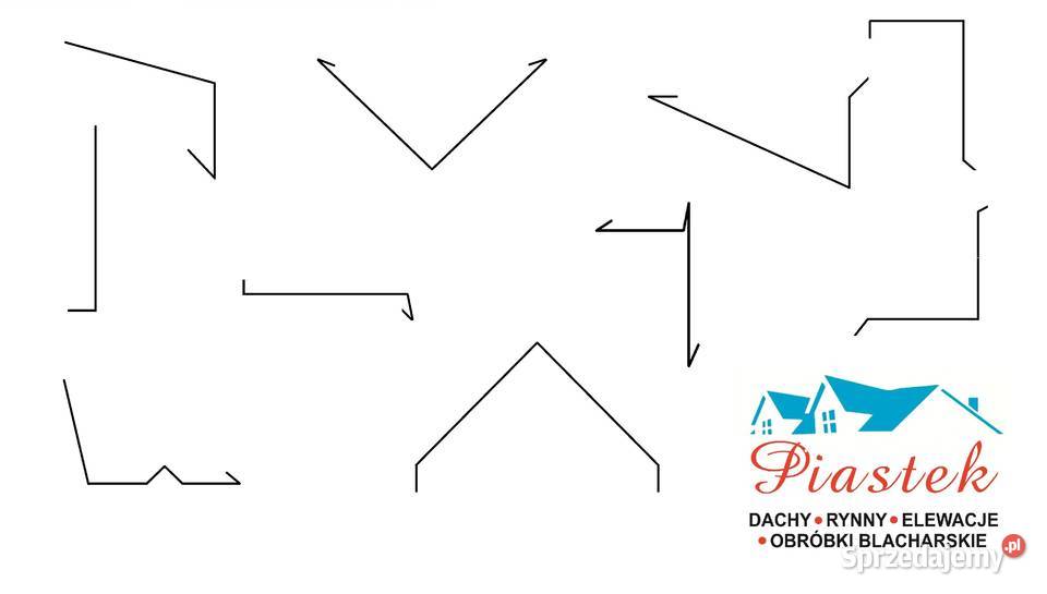 Obróbki blacharskie dekarskie dach elewacja stal Rudniki sprzedam