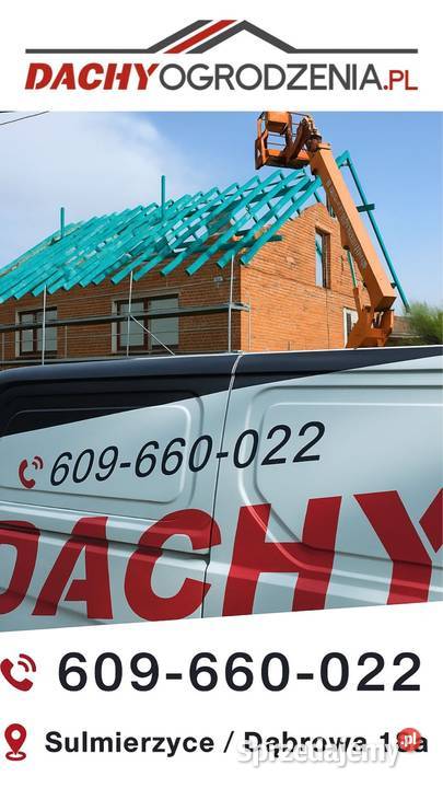 USŁUGI zwyżką i dźwigiem dekarskim Kluki