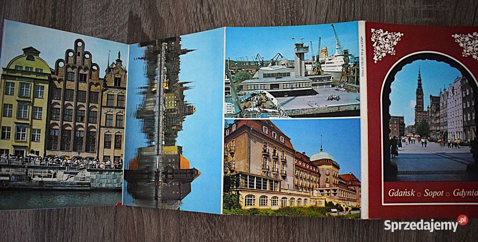 Trójmiasto Gdańsk Sopot Gdynia leporello z lat kujawsko-pomorskie Chełmno
