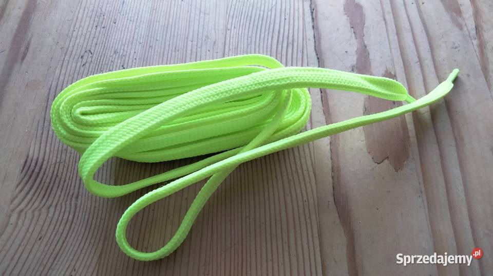 Sznurowadła płaskie długość 140 kolor jaskrawy
