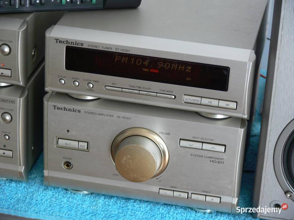 Wieża Technics SEHD301 pilot kolumny WYSYŁKA Jasło sprzedam