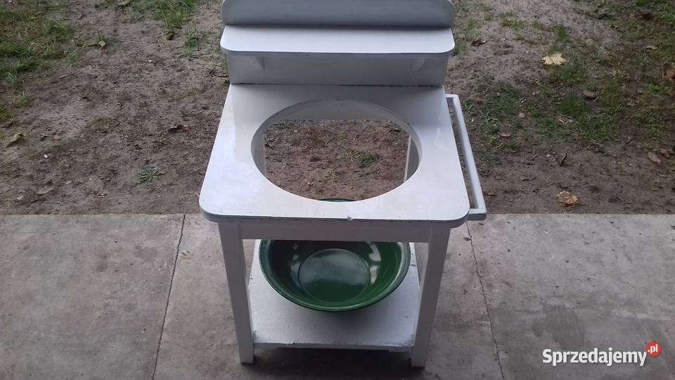 Stara oryginalna domowa umywalka toaletka ludowa Pozostałe Nisko