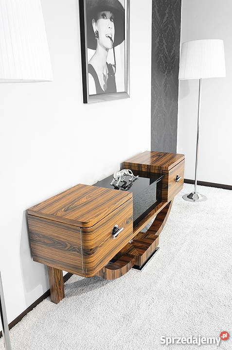 KOMODA RTV ART DECO PALISANDER wielkopolskie Swarzędz