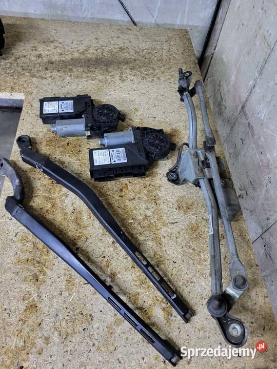 Zestaw wycieraczek silniczek ramiona audi a4 b6 Mechanizmy wycieraczek