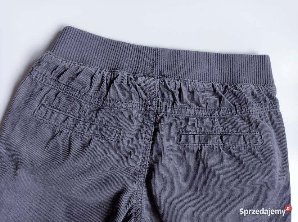 Cienkie spodnie sztruksowe z kokardką Cool Club śląskie Katowice