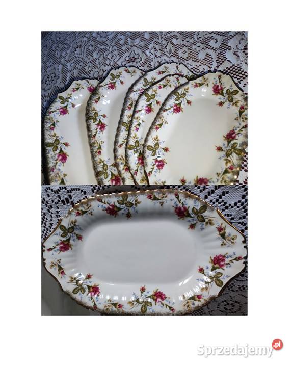 półmisek salaterka talerz Chodzież Iwona złota Kielce