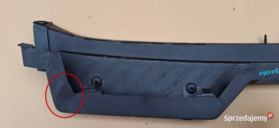 RENAULT MASTER IV 4 ZDERZAK TYŁ STOPIEŃ NAKŁADKA osobowe Bieleń sprzedam