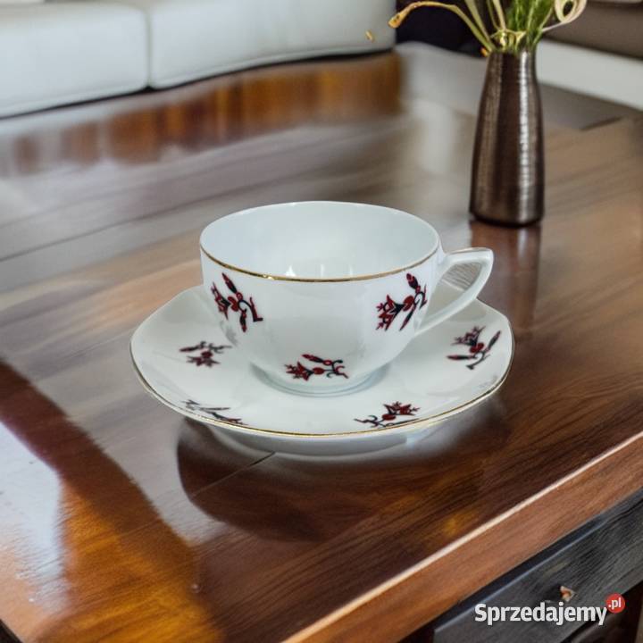 Filiżanka ze spodkiem Viktoria Czechosłowacja mazowieckie Warszawa sprzedam
