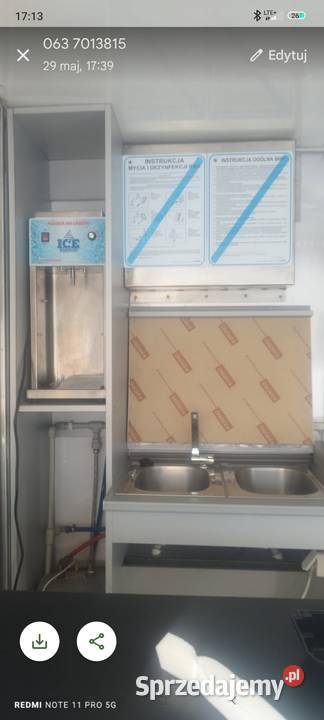 Przyczepa gastronomiczna lody granitor zamiana śląskie