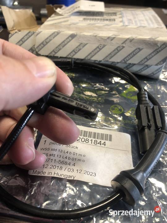 CZUJNIK ABS FIAT DOBLO 09 PRZÓD LP 2PIN 52081844 osobowe Czujniki Kozy