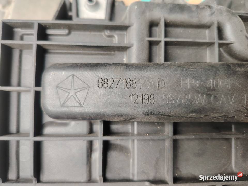 Podstawa akumulatora68271681ad Chrysler Pacifica Rok produkcji 2017 Książenice