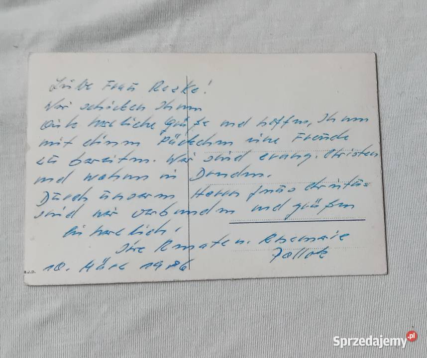 Pocztówka okolicznościowa RFN1986 r