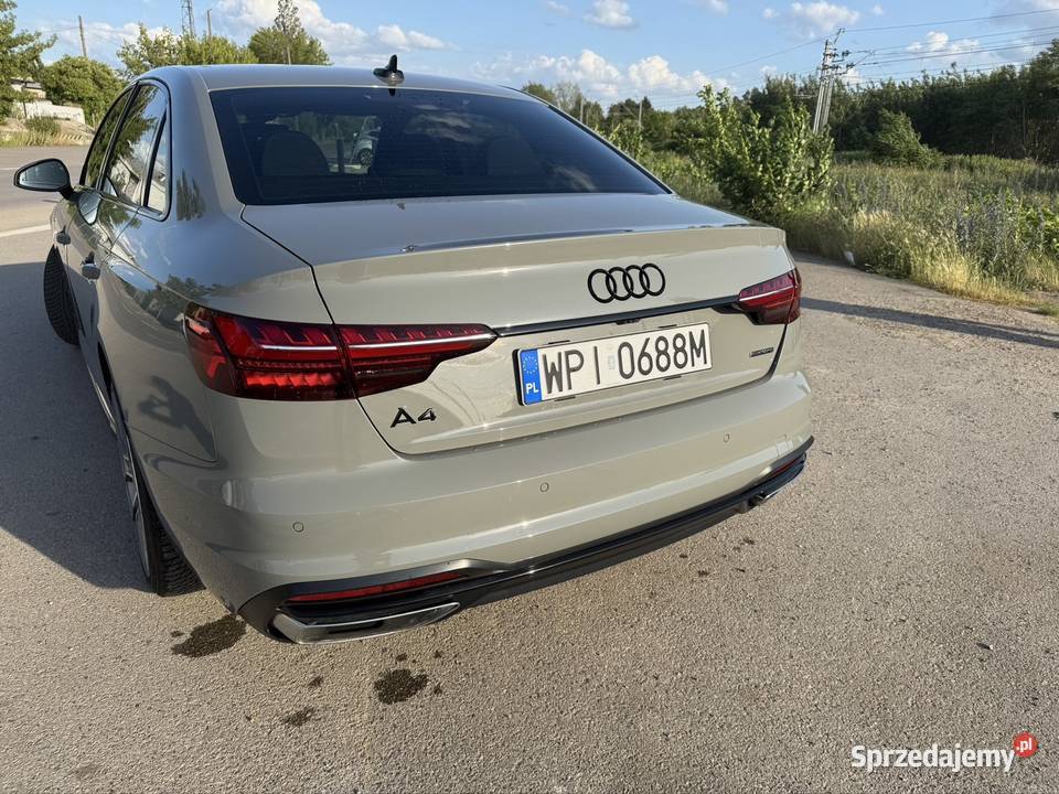 Audi A4 B9 FL 20 TFSI 265 SLine Kamery 360 sprowadzony Piaseczno