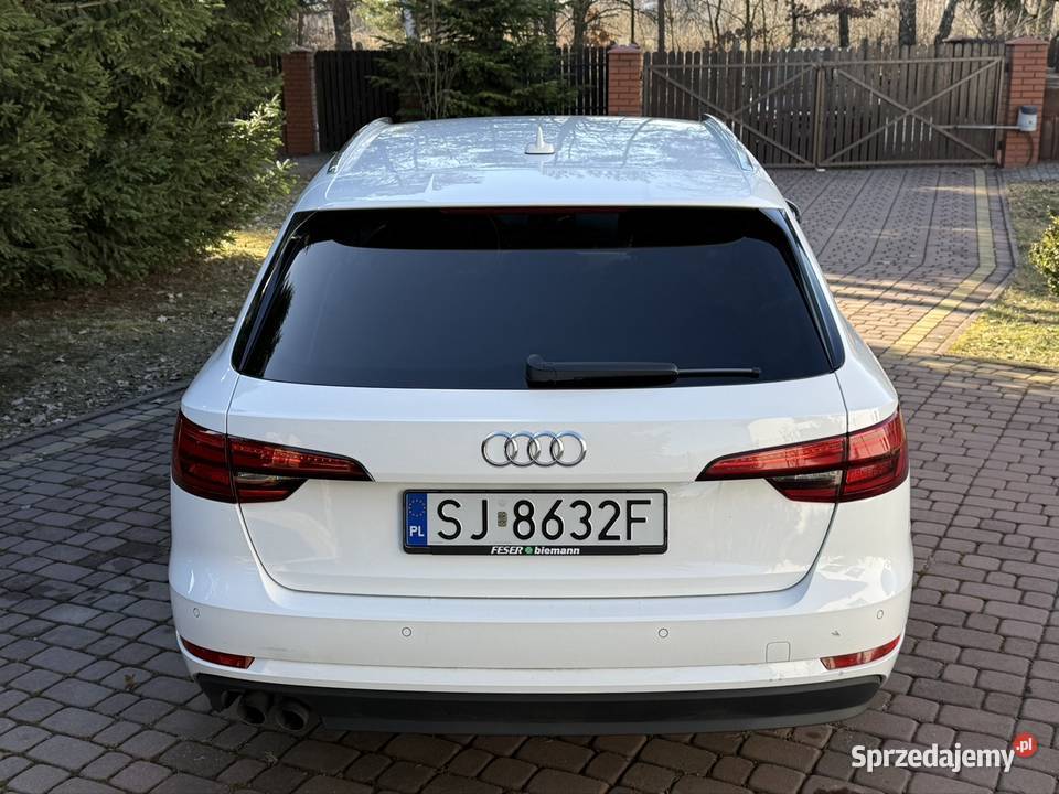 Audi A4 B9 20 TDI 190 Piękna bezwypadkowa sztuka biały A4