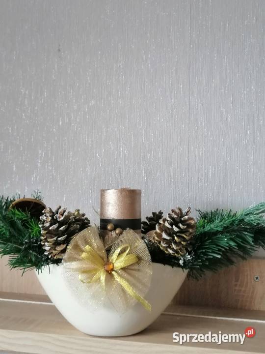 Kmpozycja świąteczna w naczyniu ceramicznym Katowice