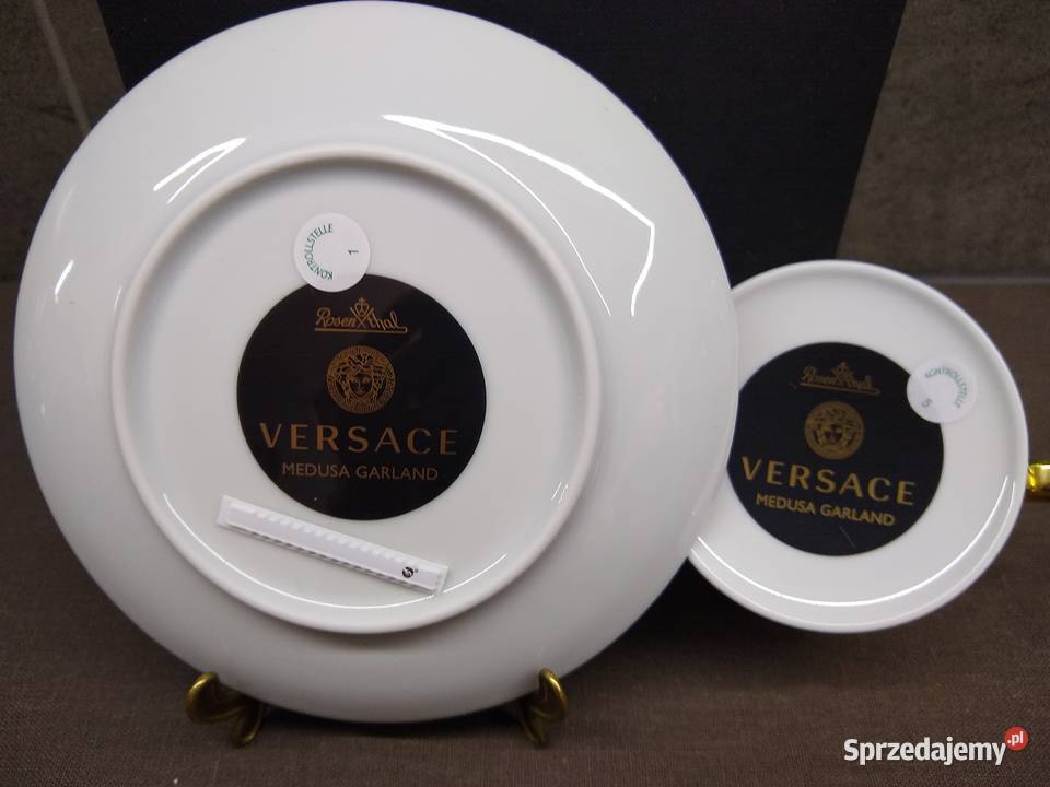 Filiżanka Rosenthal Versace Medusa Garland Green wielkopolskie