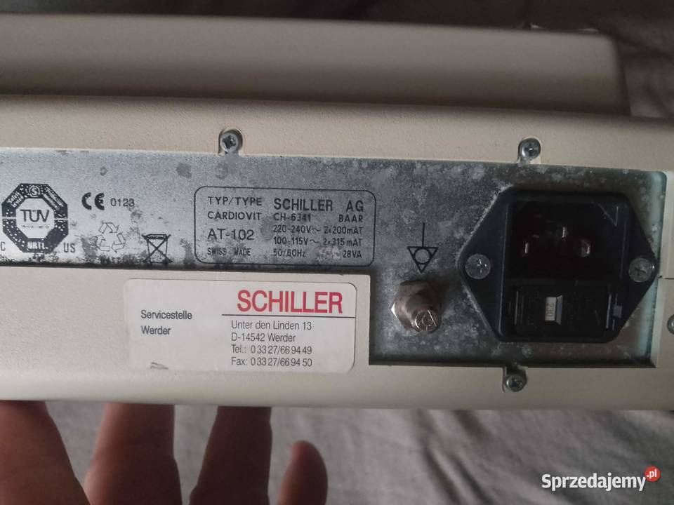 Aparat EKG SCHILLER CARDIOVIT AT102 Legnica