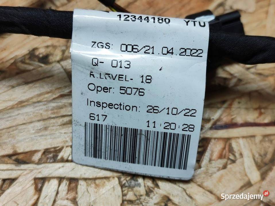 Wiązka Instalacja PDC Zderzak Przód Mercedes osobowe Pleszew