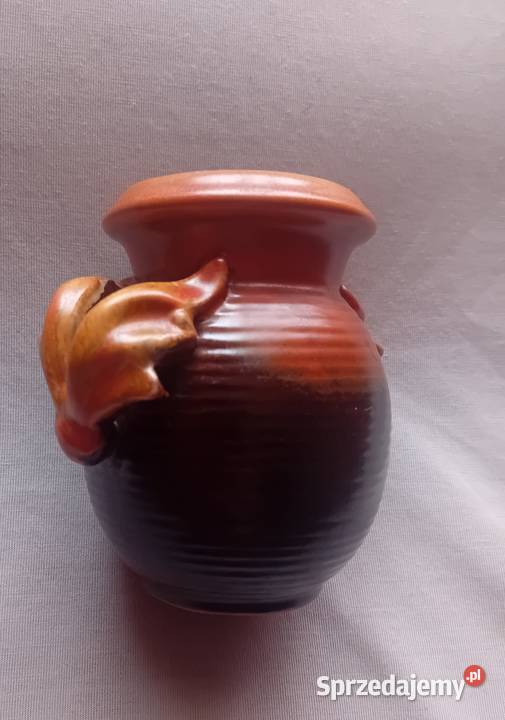 Wazonik amfora Mosa Maastricht Ceramic I połowa wielkopolskie Koźminek