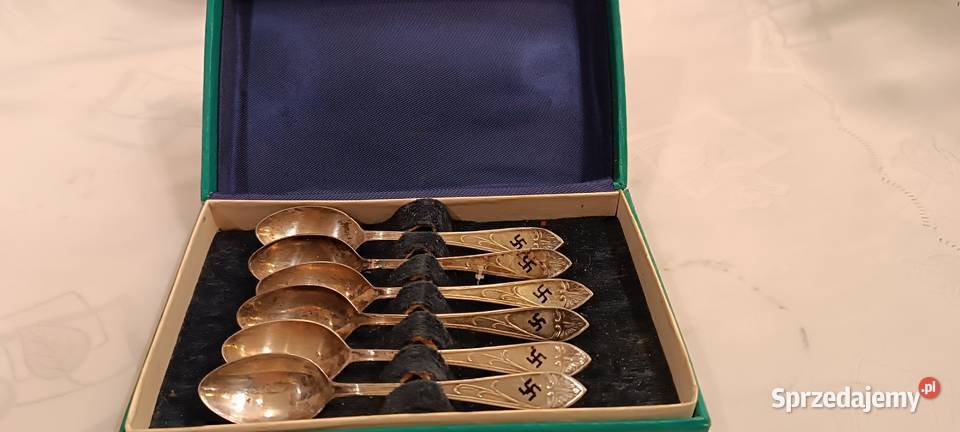 Komplet łyżeczek niemieckich z kantyny Militaria Kraków