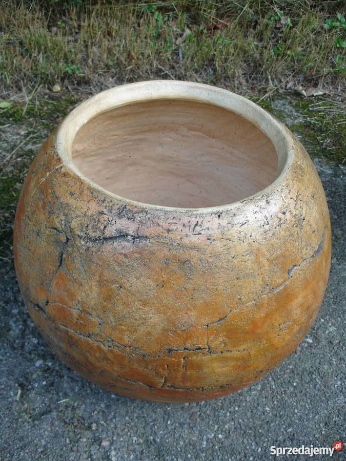 Ceramiczna donicakula ogrodowa 42 mrozoodporna