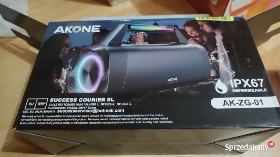 AKONE Przenośny zewnętrzny głośnik Bluetooth wielkopolskie