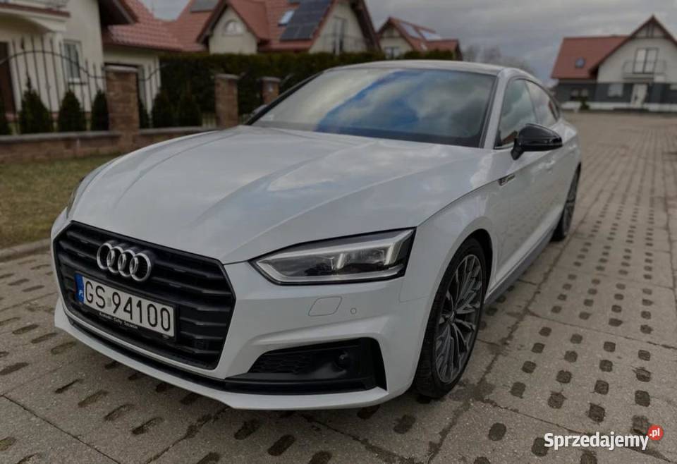 Audi A5 F5 2017 252 Quattro Stronic nieuszkodzony pomorskie Gdynia