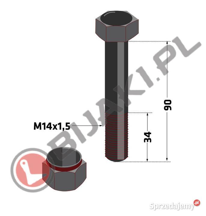 Zestaw noży AGM03Z2 zamiast bijaka M3714 i ST73 Chmielniki sprzedam