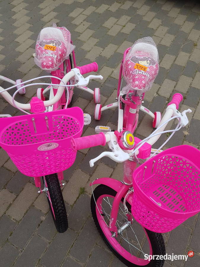 Rower dziecięcy 16 Rowerek różowy Ginait 4 Głogowa