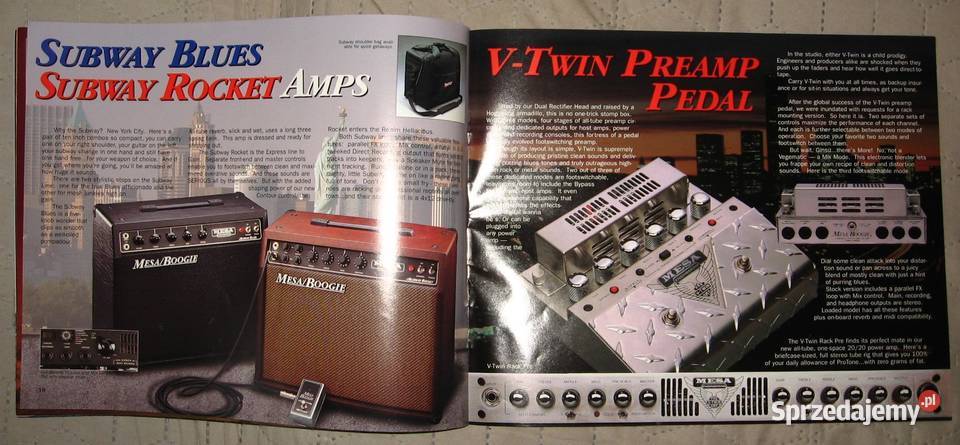MesaBoogie katalog wzmacniaczy Kępice