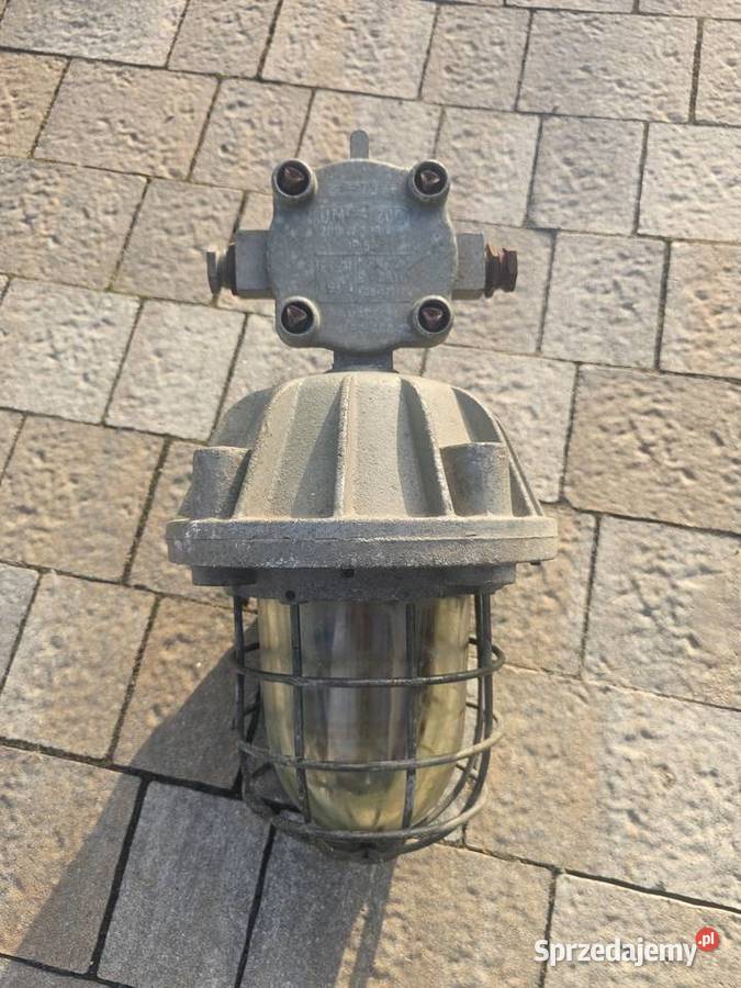 Lampa industrialna z PRL Jasło